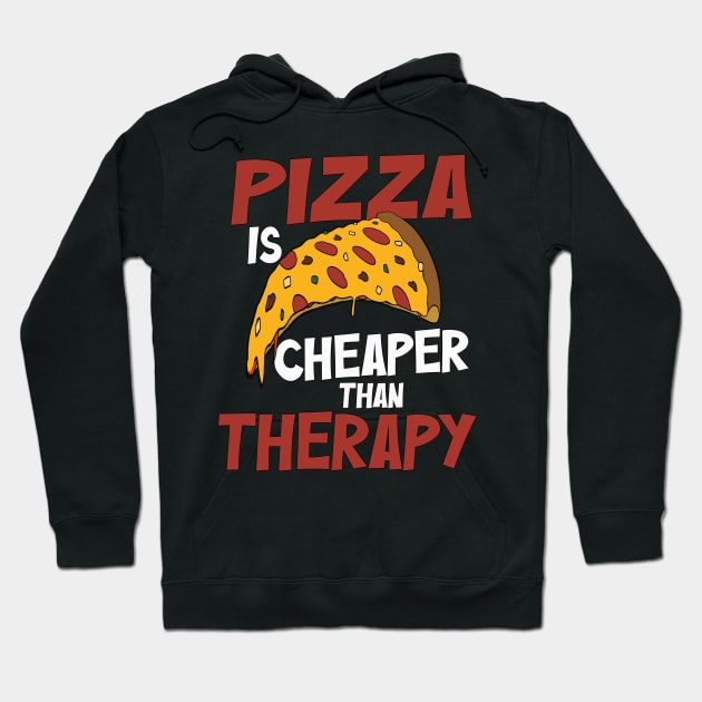 Funny Pizza Lover Design Hoodie by Turnersartandcrafts